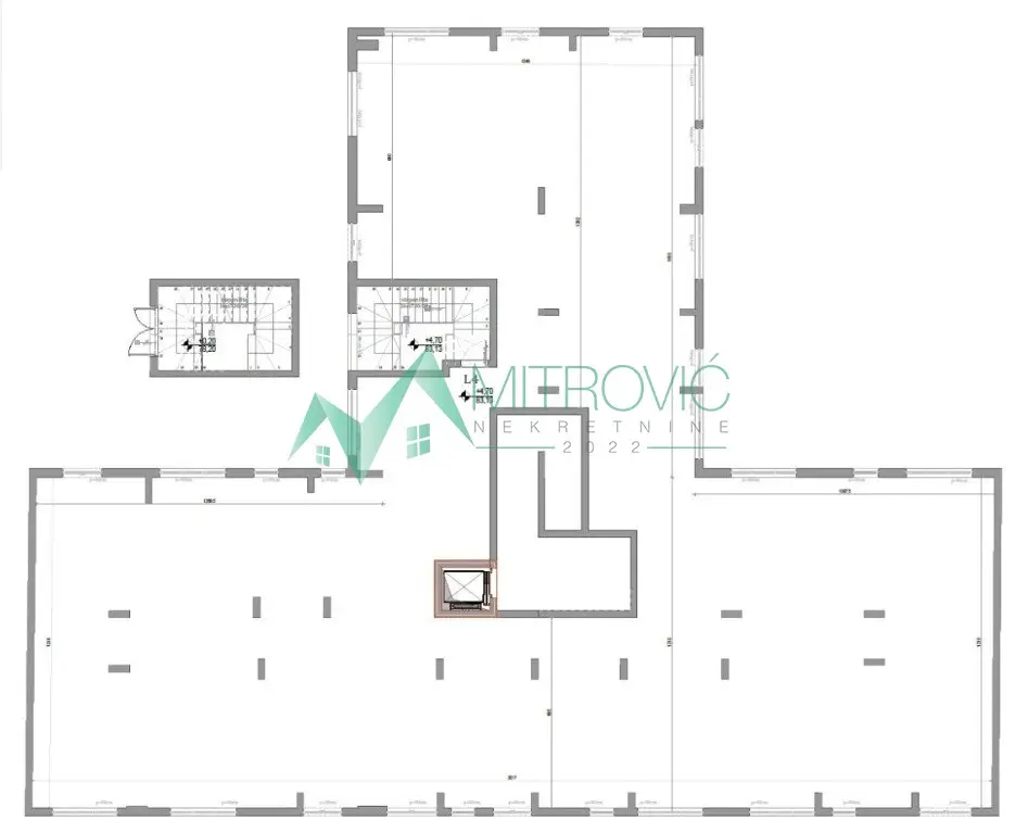 Novi Sad - Commercial space - entire floor 562 m2