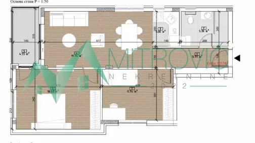 Petrovaradin, Novi Majur - Two-and-a-half-room apartment 61 m2