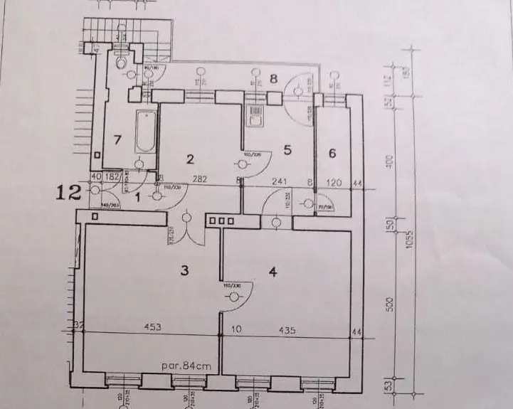 NOVI SAD.CARA DUŠANA.THREE-ROOM APARTMENT. (Svet nekretnine, Novi Sad, Reg. No. 405)