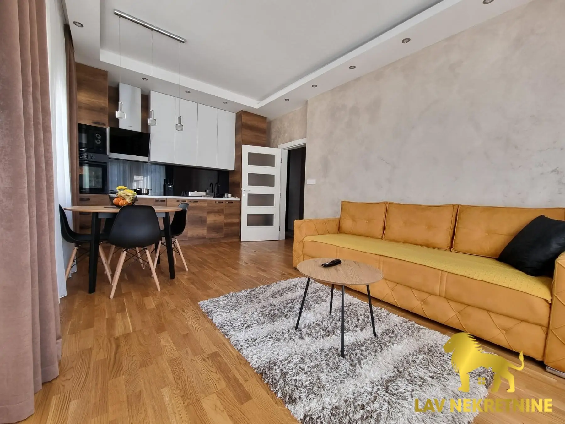 Djordja Servickog. Apartment is sold fully furnished.Contact: 062 7445 42 (only send link or agency code via