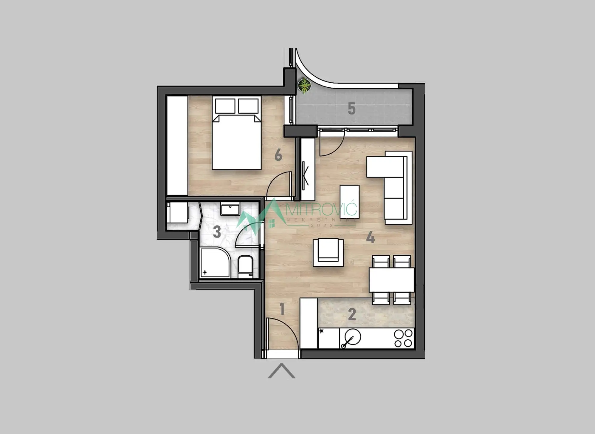 Urbani komfor, vrhunska lokacija - STAN 42m2