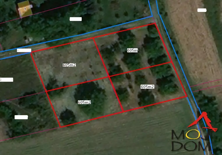 Offer of an ideal building plot outside the construction zone, for your weekend house or cottage, plot size 1210m2. Maximum usage allowed is 10%, which means a property footprint of 120m2. Ground floor construction is possible.
