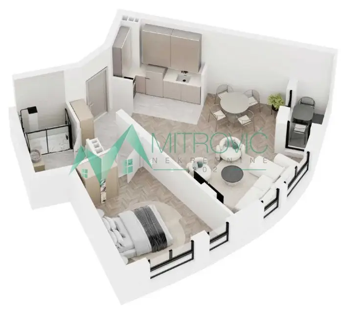 Stan 52m² — Telep, Novi Sad