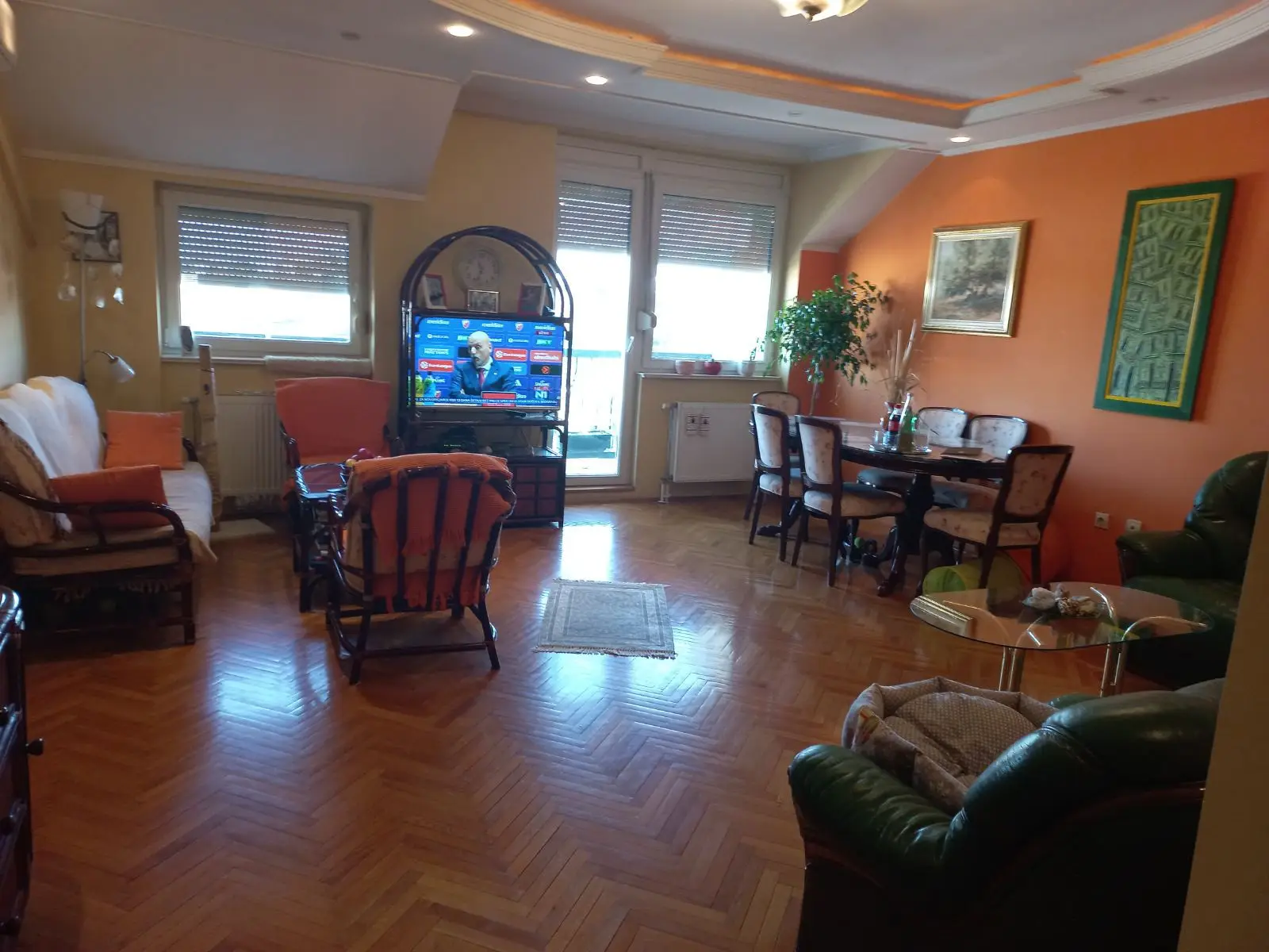 NOVI SAD, GRBAVICA, excellent 4-room duplex apartment, lower level has a large living room, kitchen, terrace, dining area combined