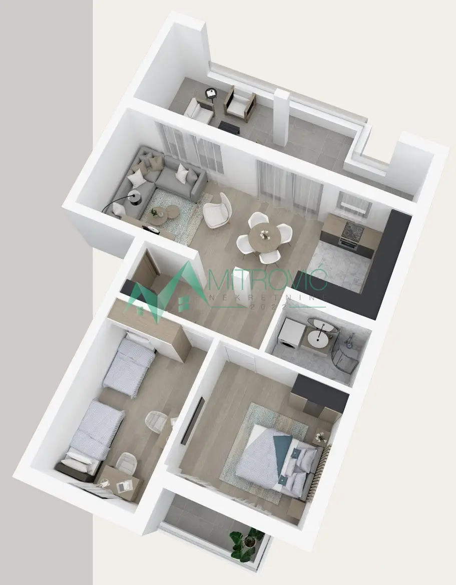 Stan 89m² — Podbara, Novi Sad