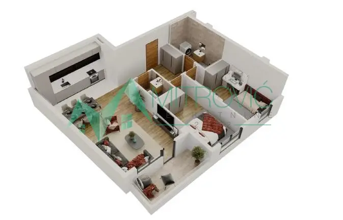Novi Sad, Salajka - Two-and-a-half-room apartment 74m2