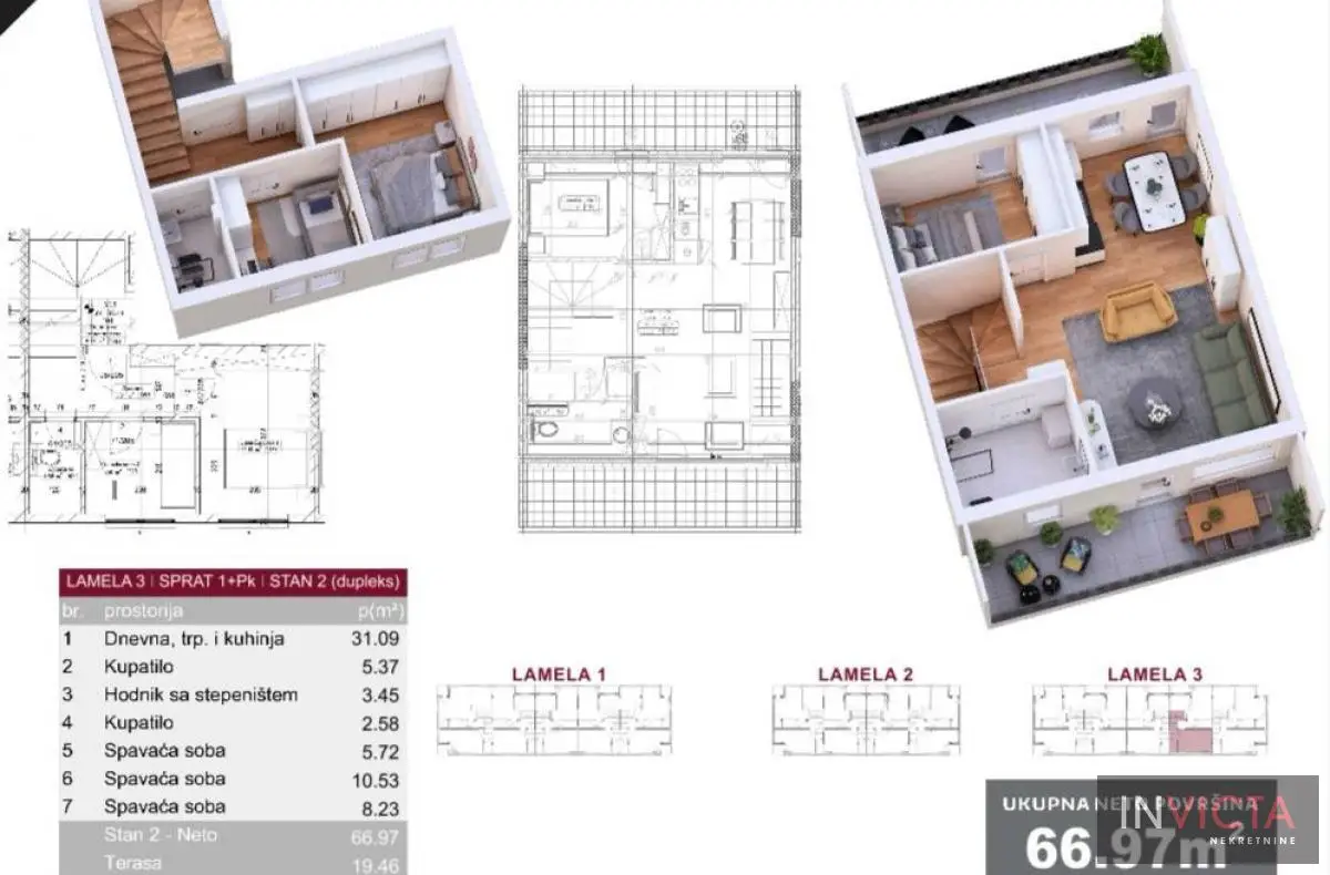 Three and a Half Room Apartment with parking space, new construction