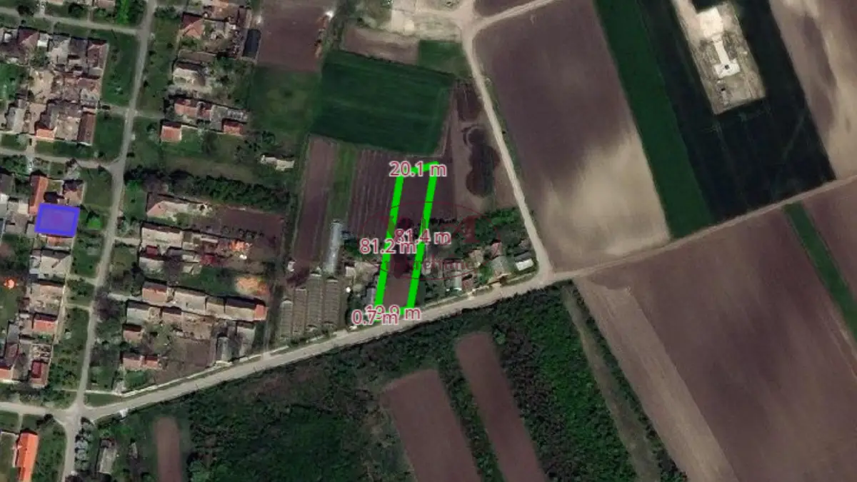 Srbobran, Excellent large plot in a quiet area
