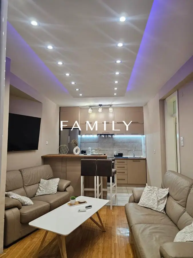Spacious and quiet apartment in the center – courtyard oriented, terrace, €550!