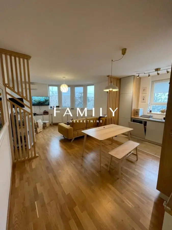For sale: 4-room apartment in Petrovaradin, semi-furnished, 83m²