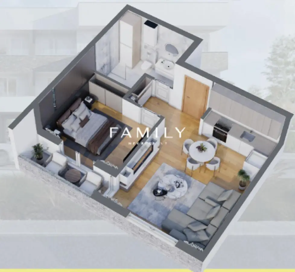 Stan 45m² — Novi Sad, Novi Sad
