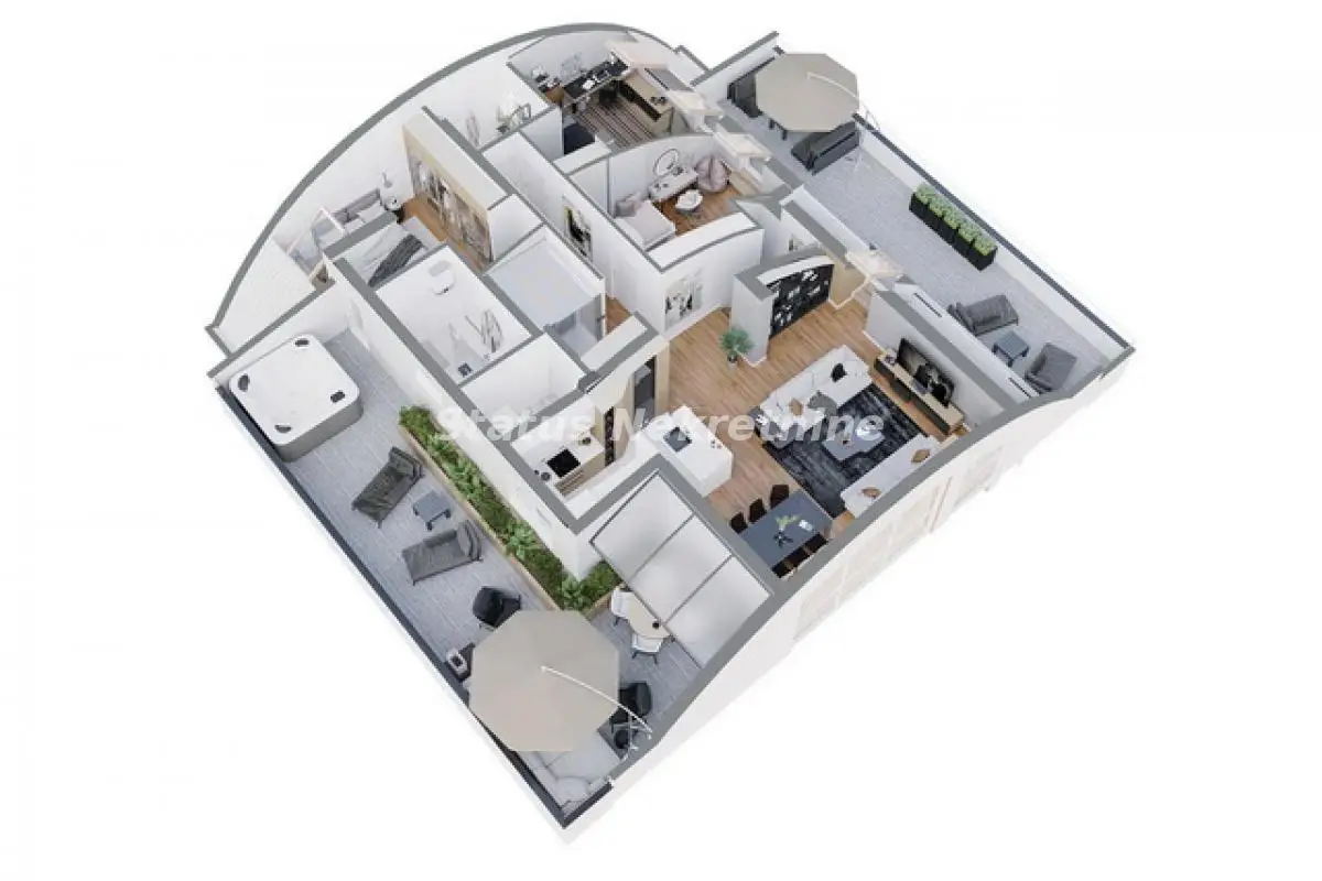 Petrovaradin - Large penthouse 122 m2 with terrace 193 m2 - Move-in ready at a prime location - VAT refund - 065/385 8880