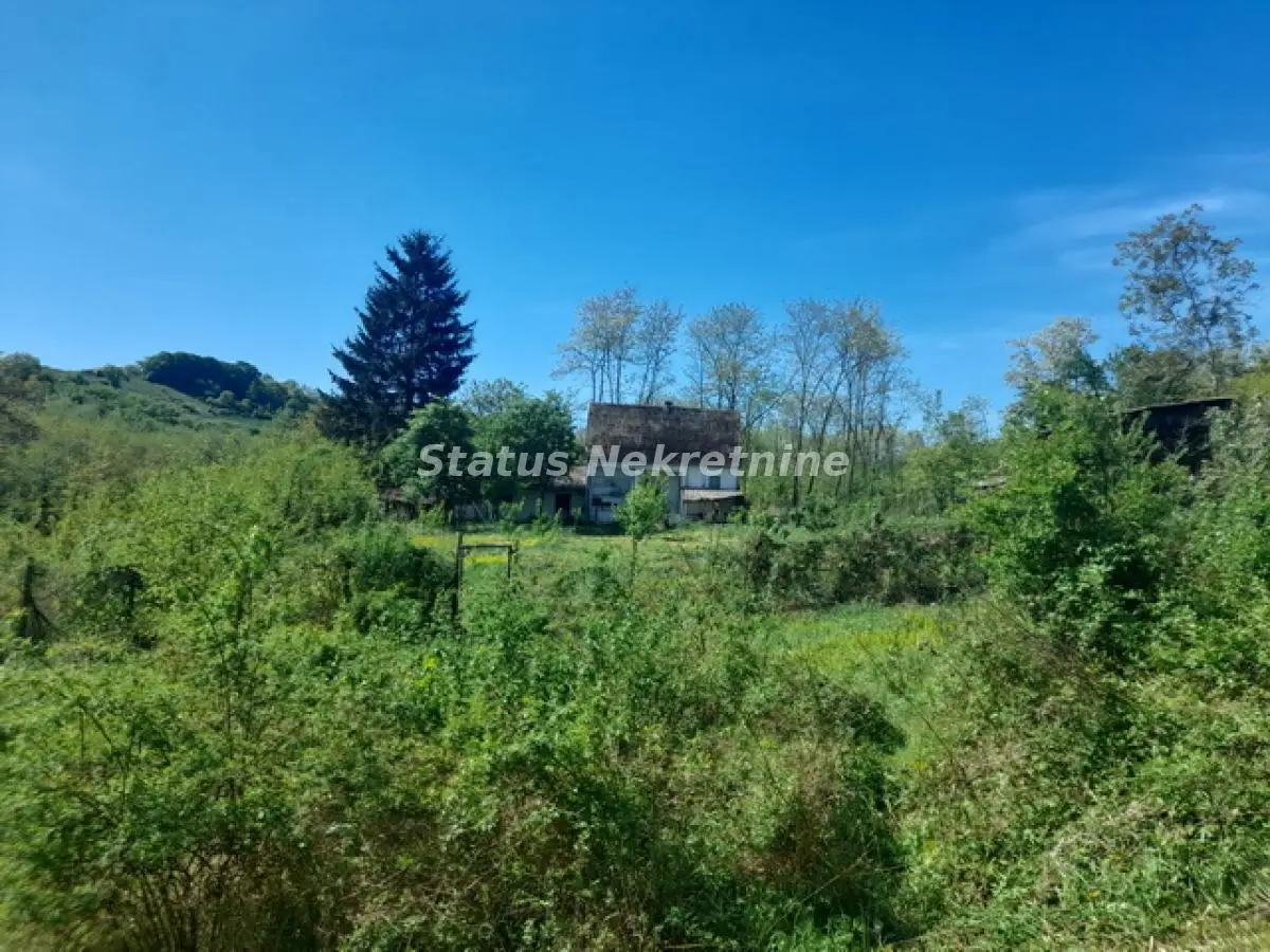 Sremski Karlovci-Fantastic Three Sunny plots 14,750 m2 with Weekend House and stream frontage with gently murmuring water-065/385 8880
