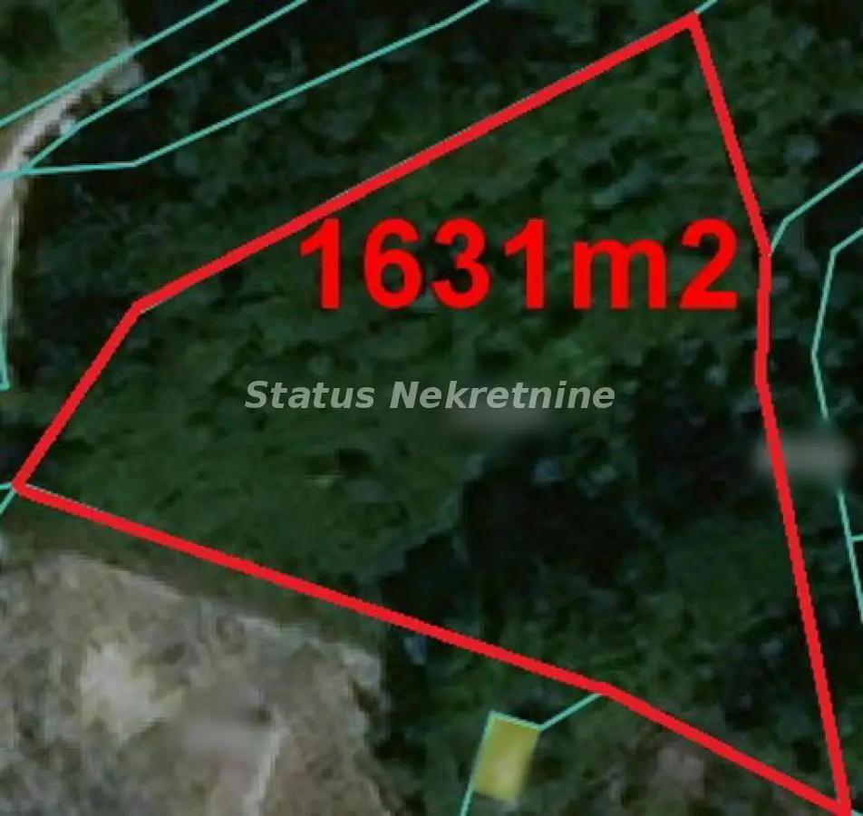 Sremska Kamenica - Artiljevo - Beautiful Triangular Plot 1631 m2 on Fruška Gora - 065/385 8880