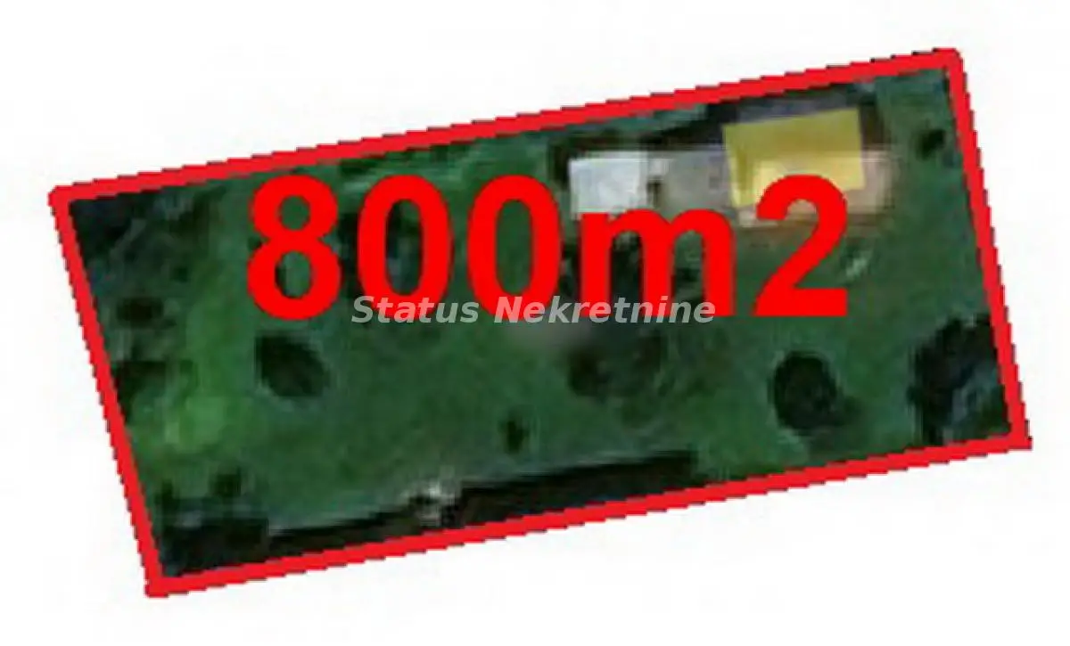 Begeč - Registered Beautiful Plot of 800 m2 with Ruined House of 26 m2 in a Green Oasis - 065/385 8880