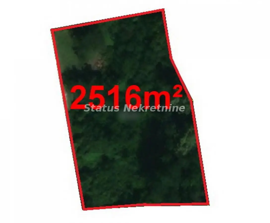 Excellent building plot of 2500 m2