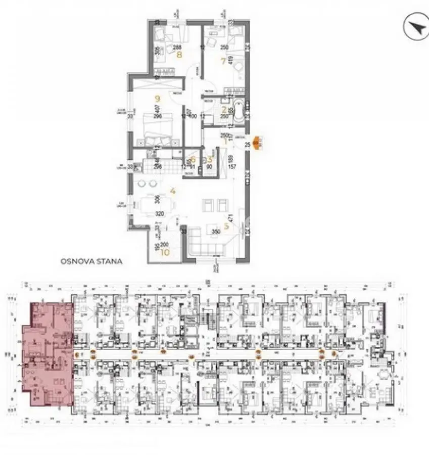 Stan 83m² — Telep, Novi Sad