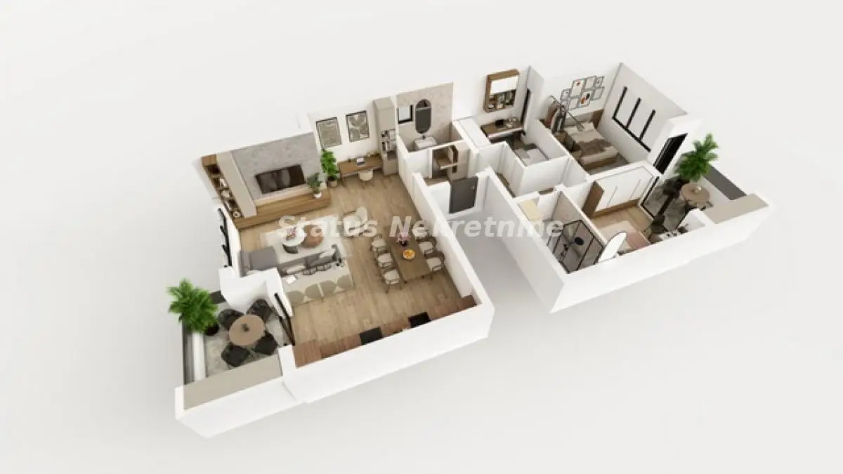Adice - Suitable four-room apartment 91 m2 with Free Garage in Top Location - VAT refund - 065/385 8880