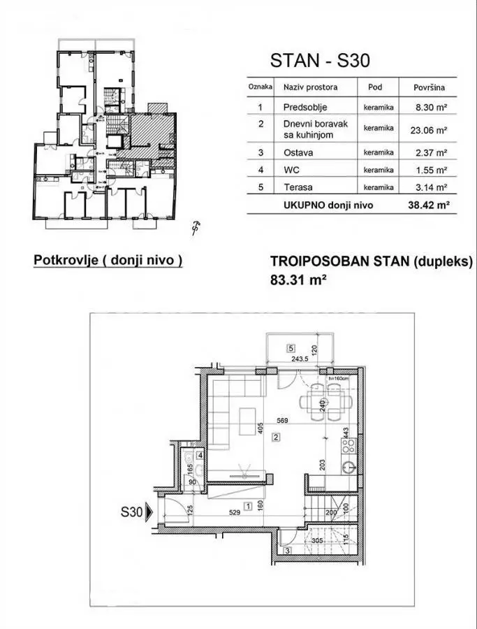 Salajka - Fantastic three-and-a-half room duplex 83 m2 under construction with parking space - VAT refund - 065/385 8880
