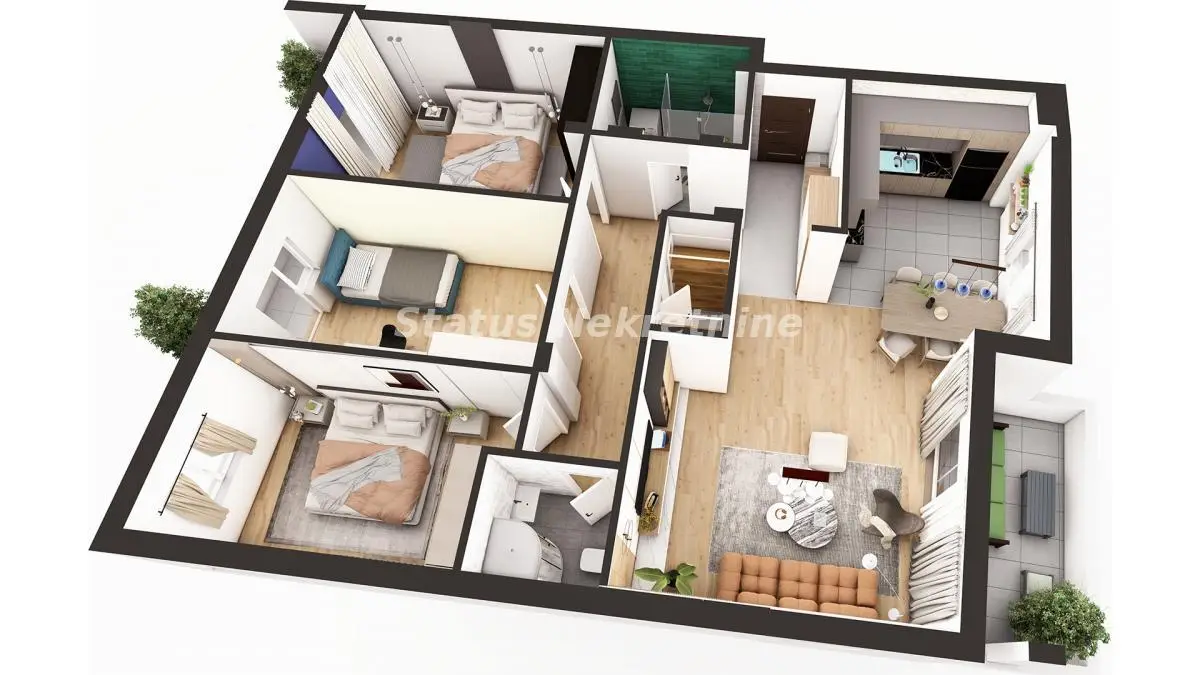 Petrovaradin - luxury apartment with two terraces