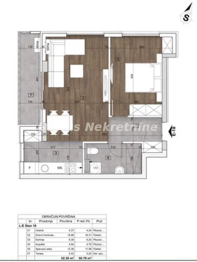 Severni Telep-Nice Comfortable Two-room Apartment 51 m2 in a Good Neighborhood-VAT refund-065/385 8880