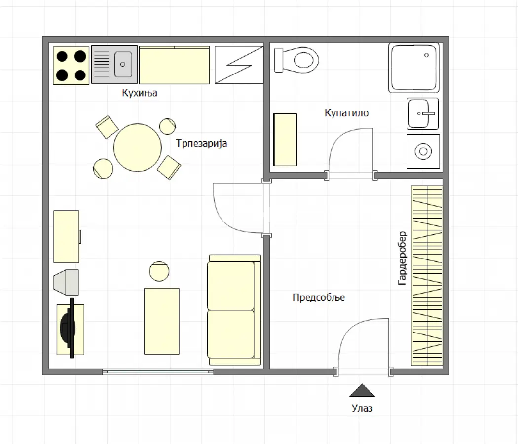 Old Futog-Registered Studio Apartment 28 m2-065/385 8880