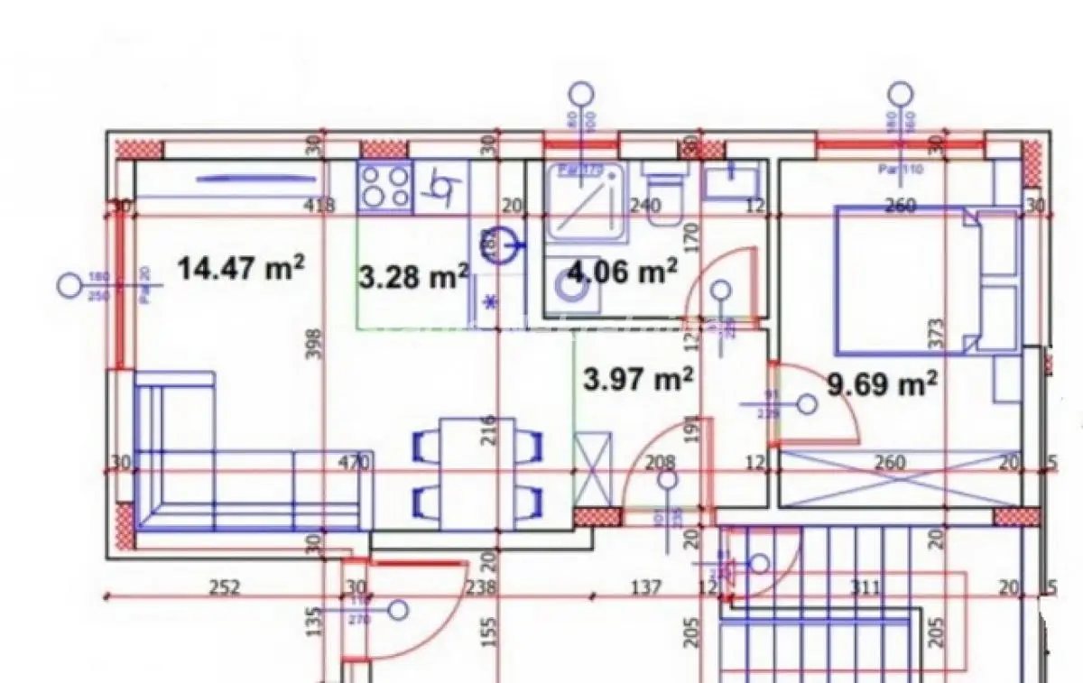 Futog - Nice two-room apartment 35 m2 on the ground floor - Construction -- 065/385 8880