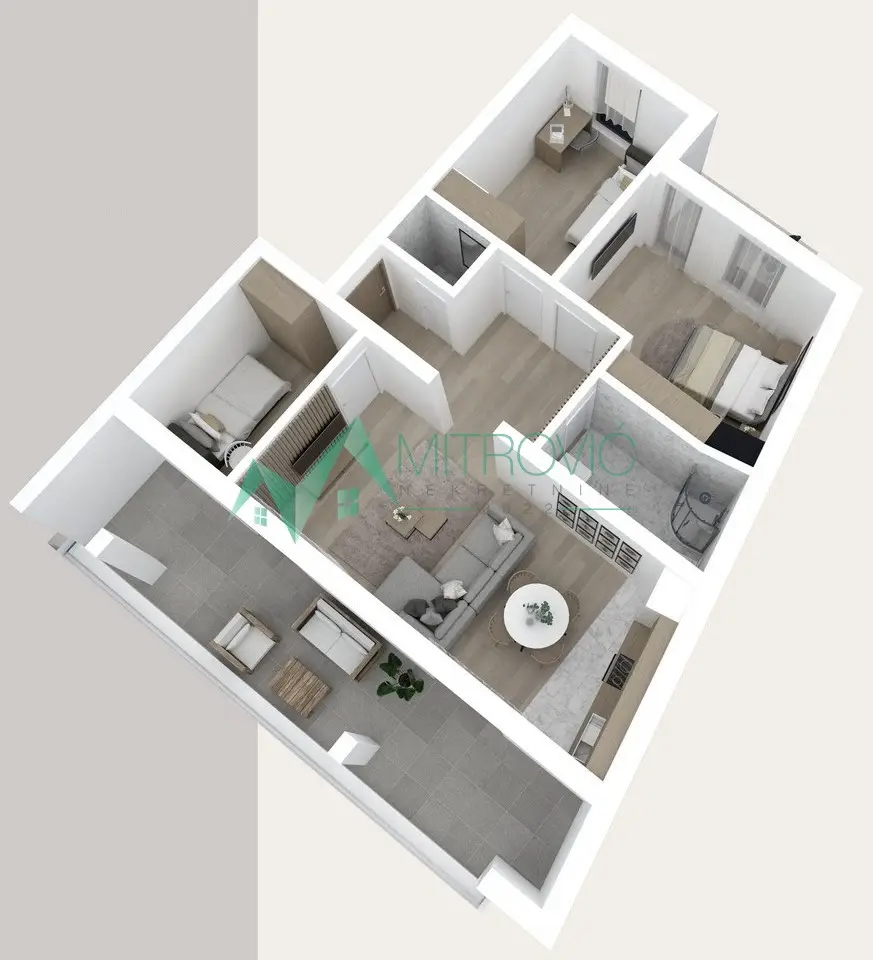 FOR SALE - Four-room apartment in Podbara, possibility of VAT refund