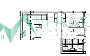 Novi Sad, Telep - Studio apartment with VAT refund 28m2