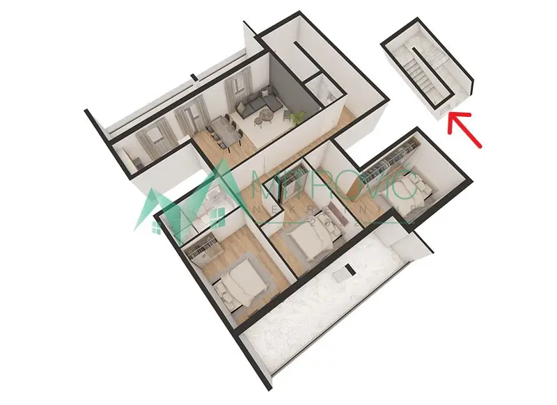 MODERN FOUR-ROOM DUPLEX – MIŠELUK (UNDER CONSTRUCTION)