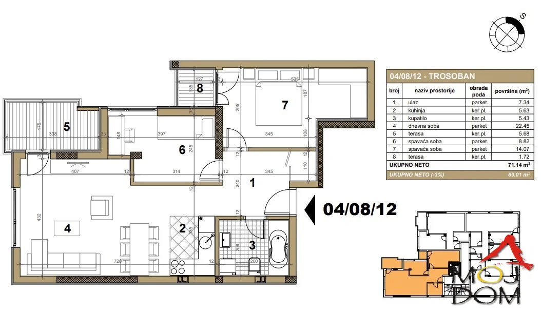 Fantastic location! Excellent construction quality! Meeting construction deadlines!
Moj Dom agency is selling apartments of various layouts and sizes under construction in a building developed by a reliable investor.
Top-quality building:
* The carpentry is made