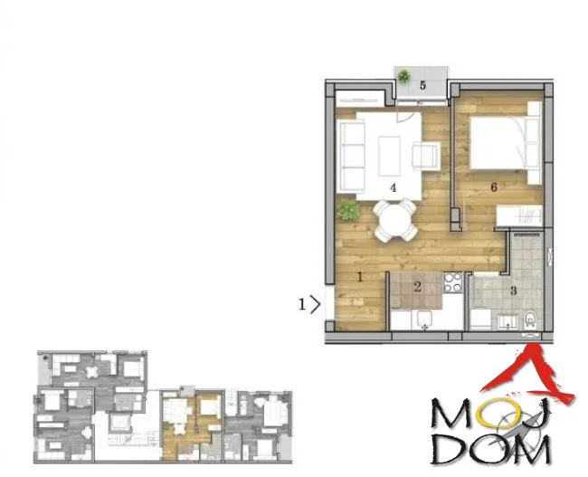 For sale: one-and-a-half-room apartment under construction in one of the most sought-after locations in Novi Sad – Telep, also known as Liman V. This part of the city offers the perfect blend of urban living and complete practicality, with close proximity to Liman, the promenade?