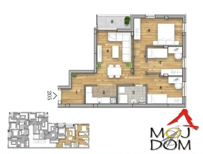 For sale: one-and-a-half-room apartment under construction at one of the most sought-after locations in Novi Sad – Telep, also known as Liman V. This part of the city represents a perfect blend of urban life and complete practicality, with close proximity to Liman, promenad