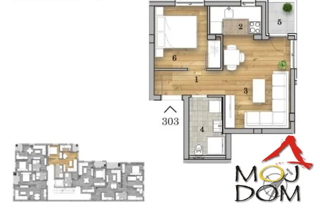 For sale: one-and-a-half-room apartment under construction at one of the most sought-after locations in Novi Sad – Telep, also known as Liman V. This part of the city represents a perfect blend of urban life and complete practicality, with close proximity to Liman, promenad