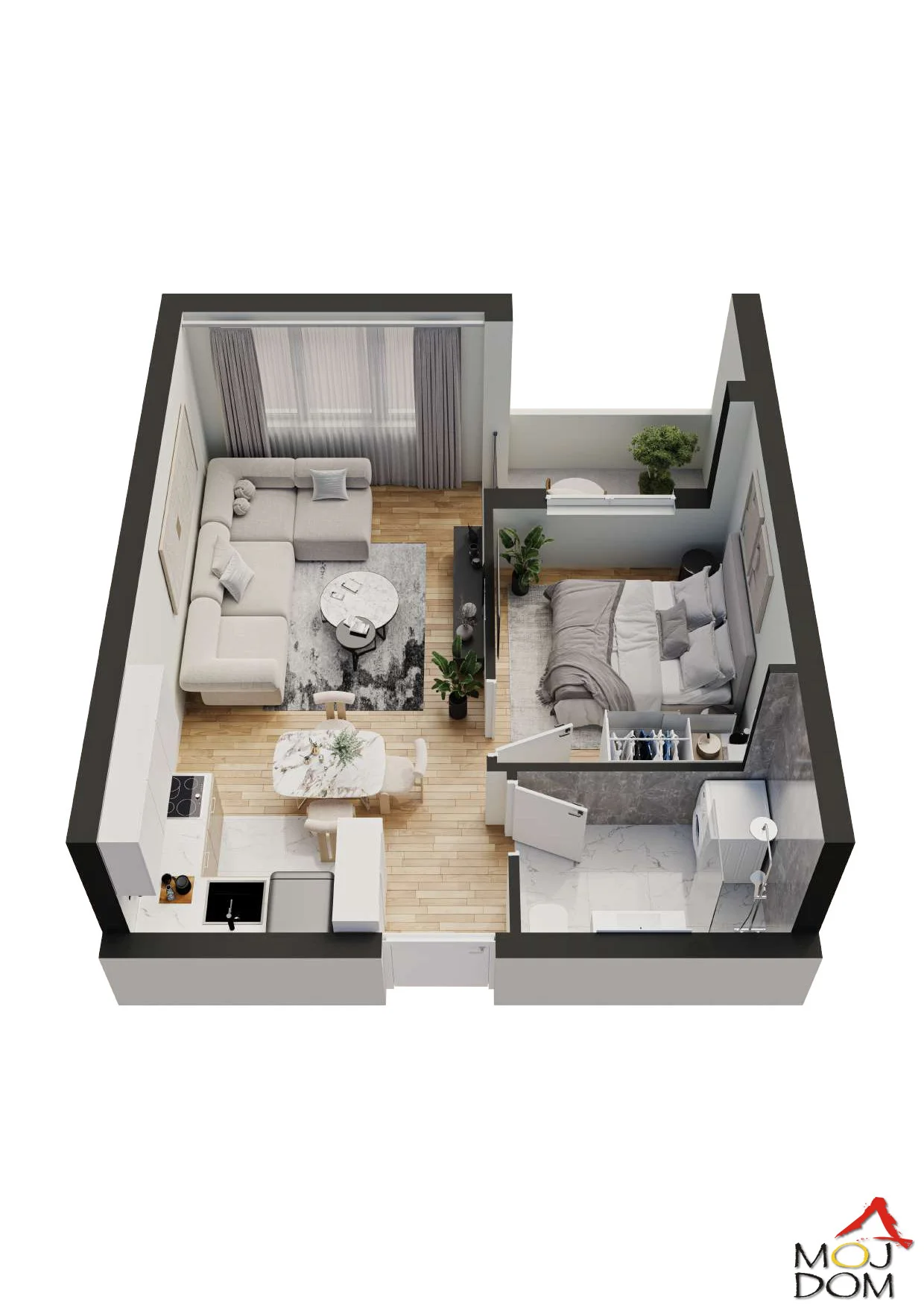 We are selling excellent apartments under construction in North Telep.

On the street connecting Futoški Put and Bulevar Patrijarha Pavla, a quality building is being constructed with studio, one-bedroom, and two-bedroom apartments of perfect sizes and room layouts.