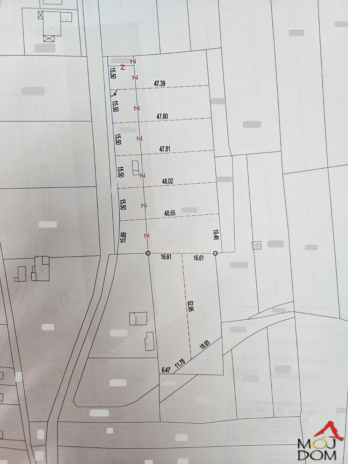 We offer attractively positioned parcels at the location Puckaroš - Širine in Petrovaradin, ideal for building houses or smaller residential buildings. The parcel size is 749m2 (but we also offer parcels of 736m2, 739m2, 742m2, 747m2, etc.).