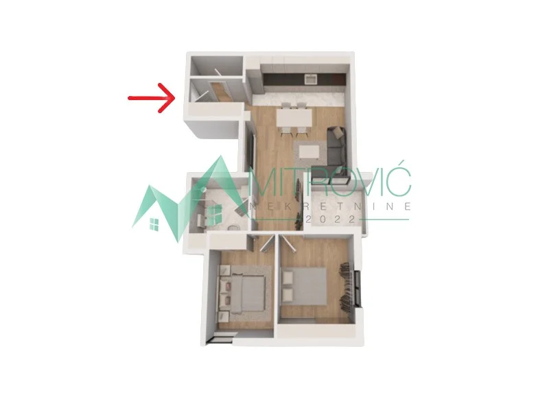 IDEAL FAMILY APARTMENT UNDER CONSTRUCTION – Mišeluk – View