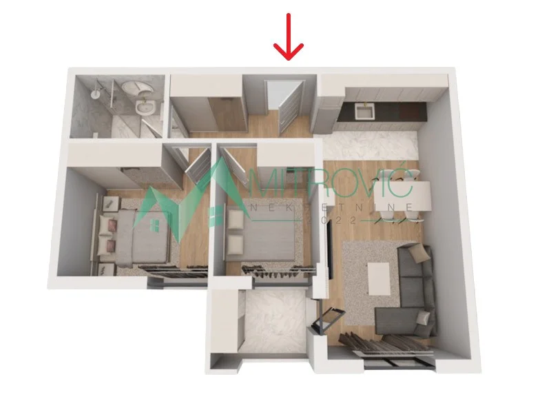 IDEAL FAMILY APARTMENT UNDER CONSTRUCTION – Mišeluk – View