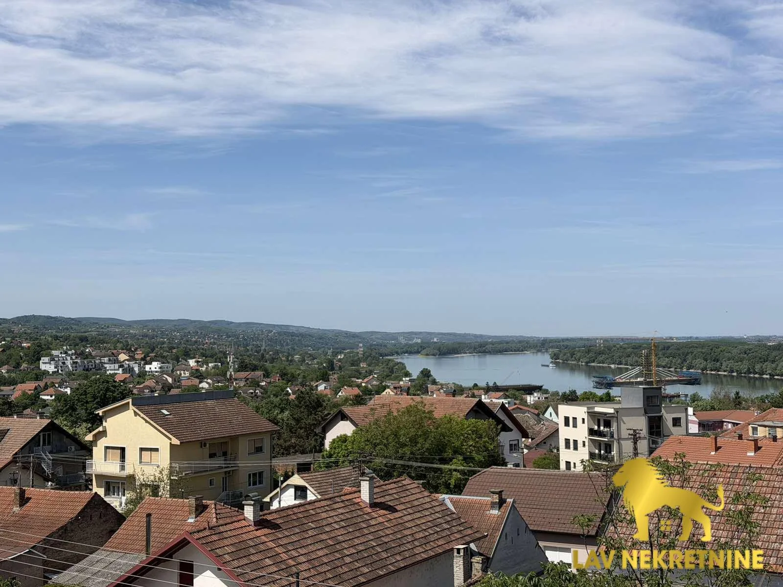&nbsp;54m2 two-room with terrace and glass portal (view of the Danube and Novi Sad). SALE OF RENOVATED APARTMENTS. Sremska Kamenica