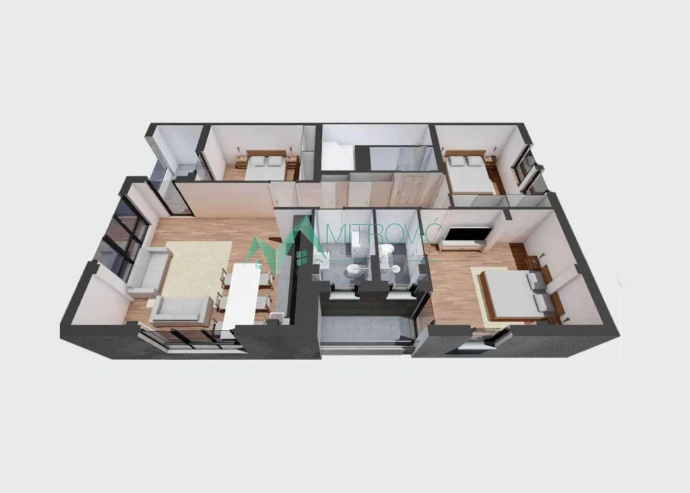 Četvorosoban stan 83m2 - Telep 