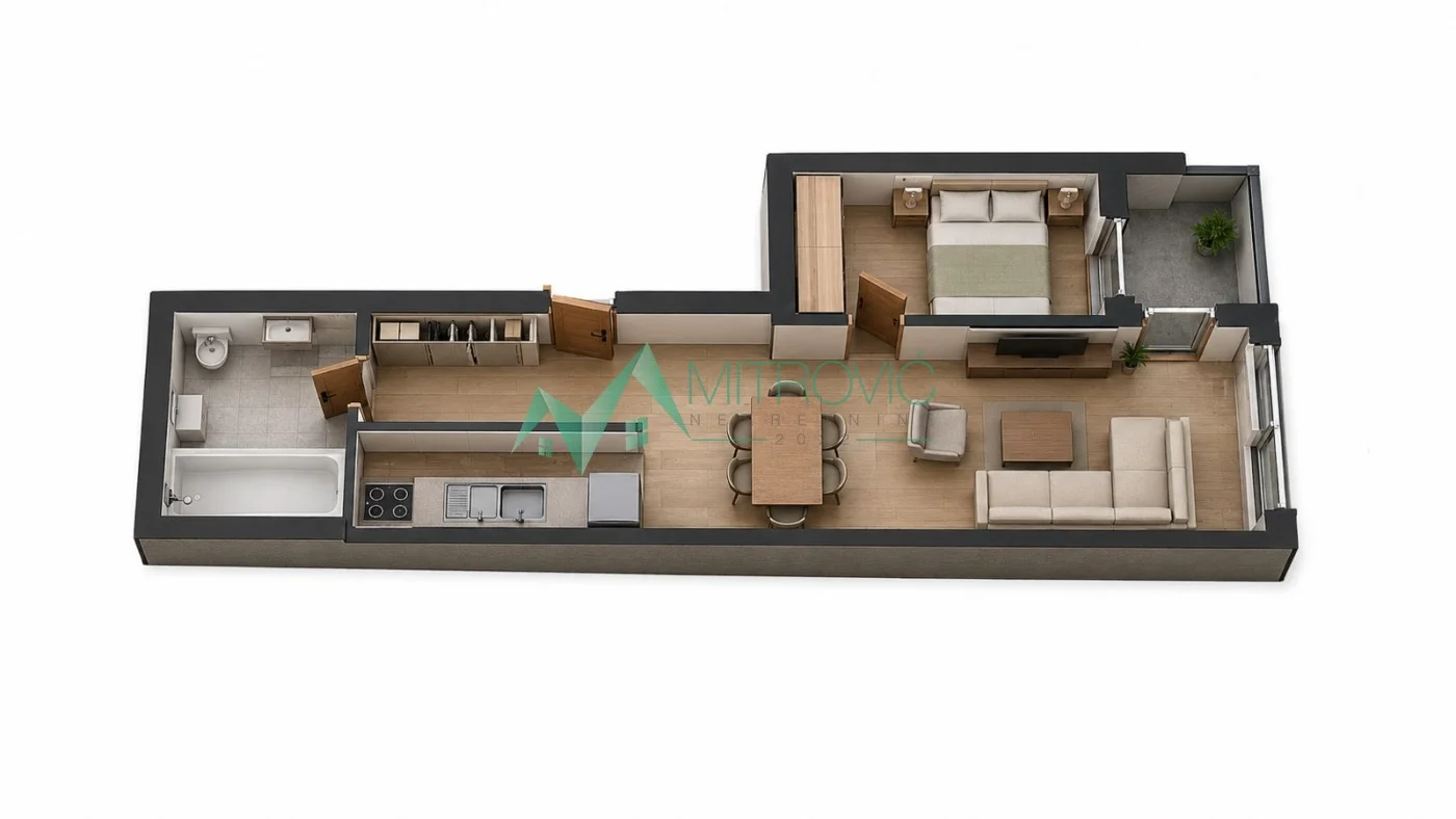 Prodaja stana – Novogradnja | 53m²

Na prodaju moderan st
