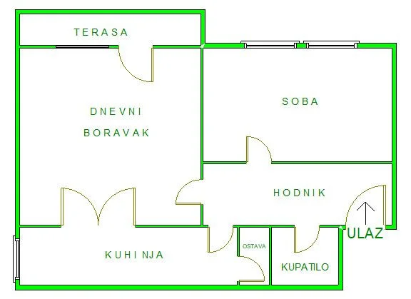 Novi Sad Liman 1Retko u ponudi,uvek trazena lokacija!!!Prodaja stana koji je po strukturi dvosoban ali 
