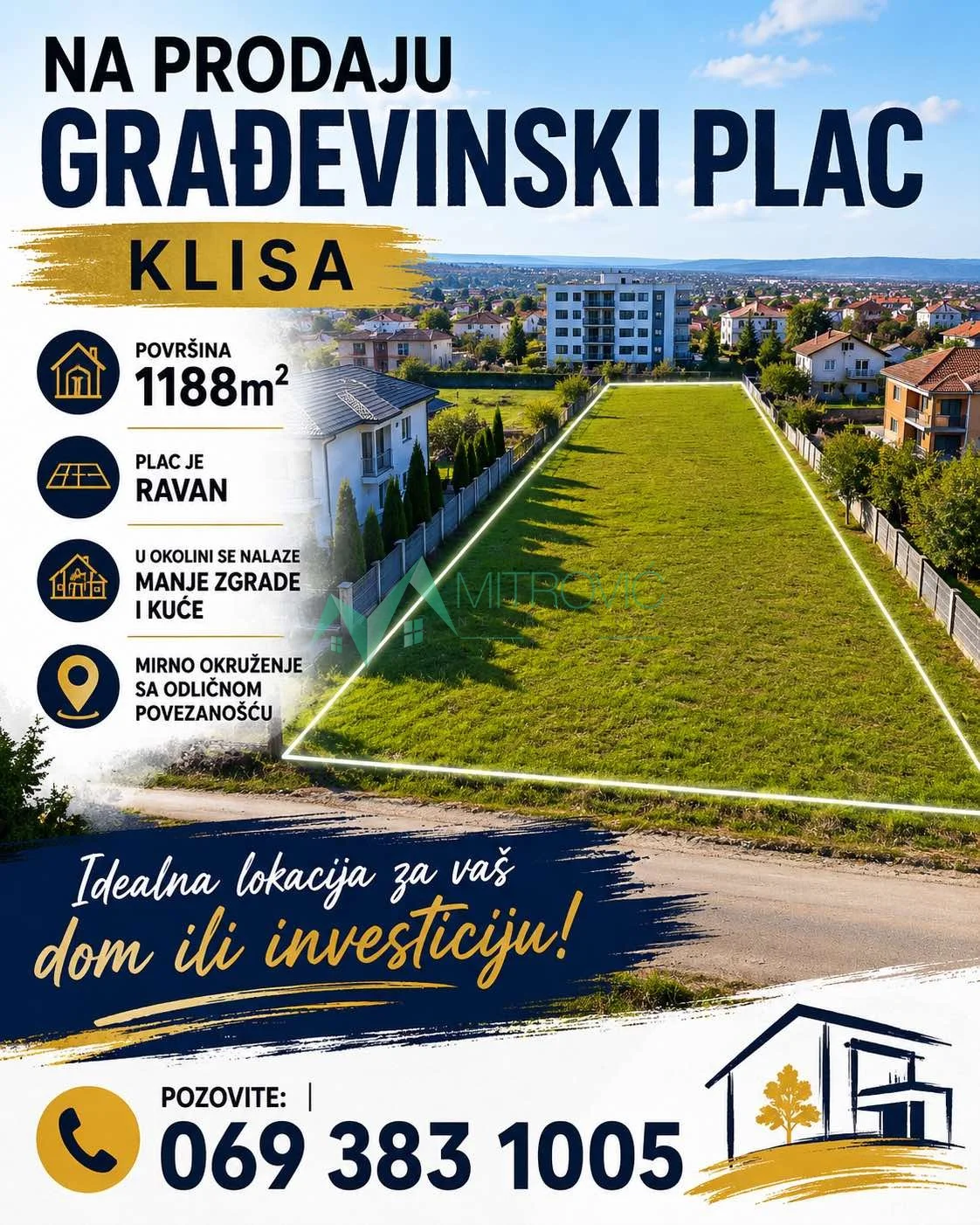 Novi Sad, Klisa - građevinski plac blizu Najlon pijace 