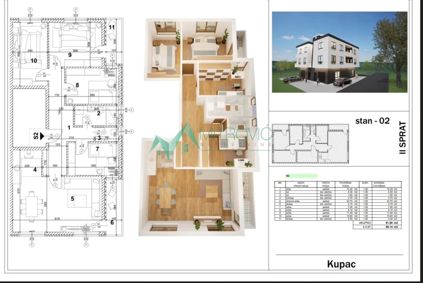 PORODIČNA NEKRETNINA SA DODATNOM VREDNOŠĆU - 89M2 (Agencijska šifra: 1004203)