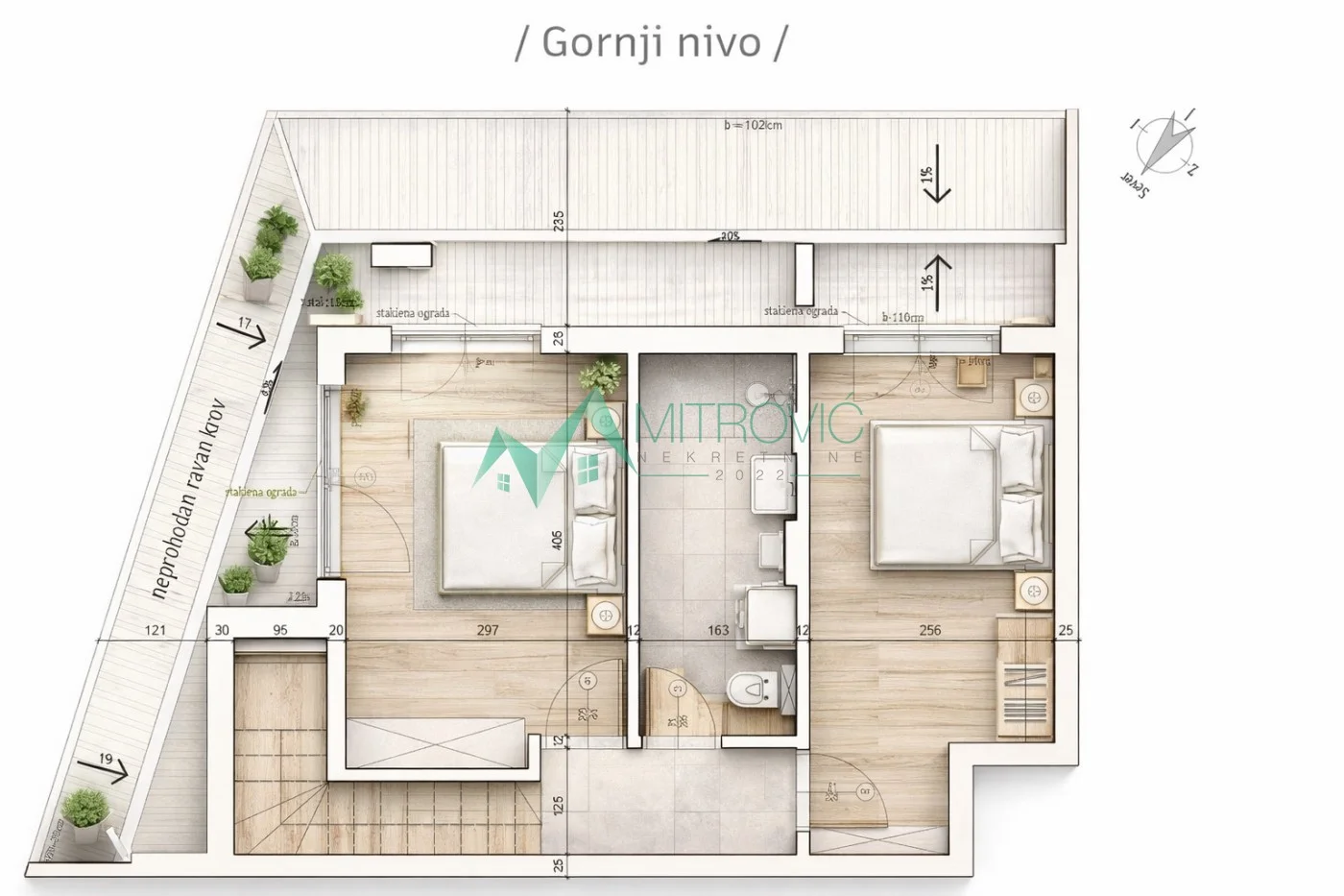 Petrovaradin, Novi Majur - Trosoban stan sa povratom PDV -  81 m2 