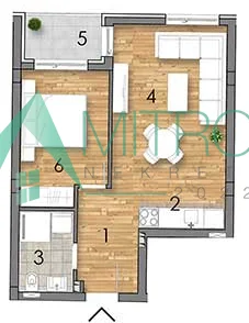Nov jednoiposoban stan na Telepu – 42m²