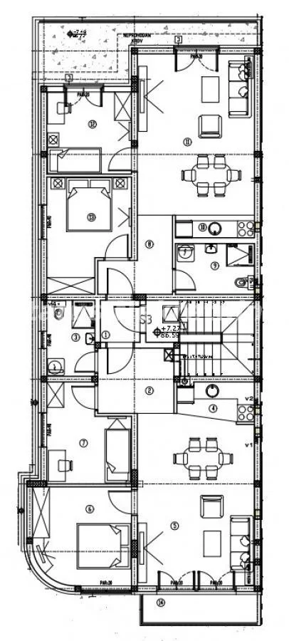Futog-Fantastičan Šestosoban stan 119 m2 na Drugom spratu u Izgradnji-povrat Pdv-065/385 8880