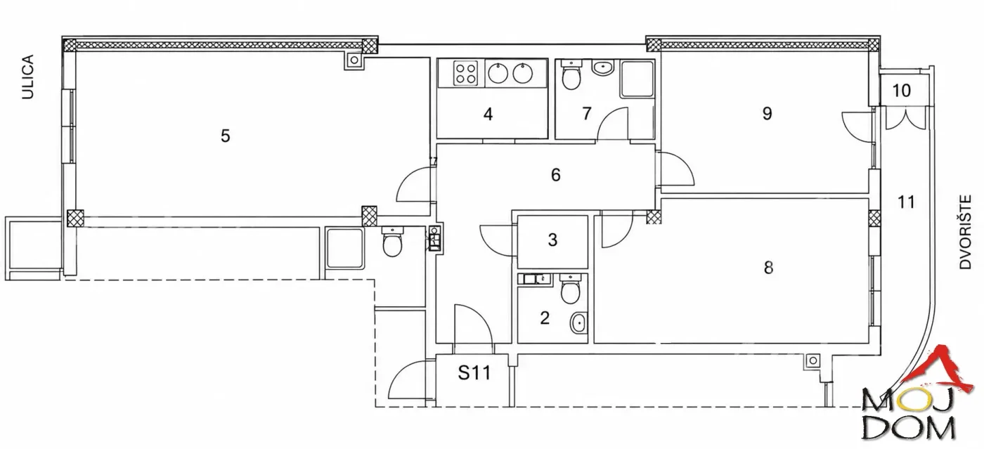 TROSOBAN STAN U CENTRU NOVOG SADA – 78m², LIFT, DVE TERASE, UKNJIŽEN

Prodaje se odličan trosoban stan površine 78m², smešten na trećem spratu kvalitetne stambene zgrade sa liftom, u jednoj od najtraženijih ulica u centru Novog Sada. Stan j