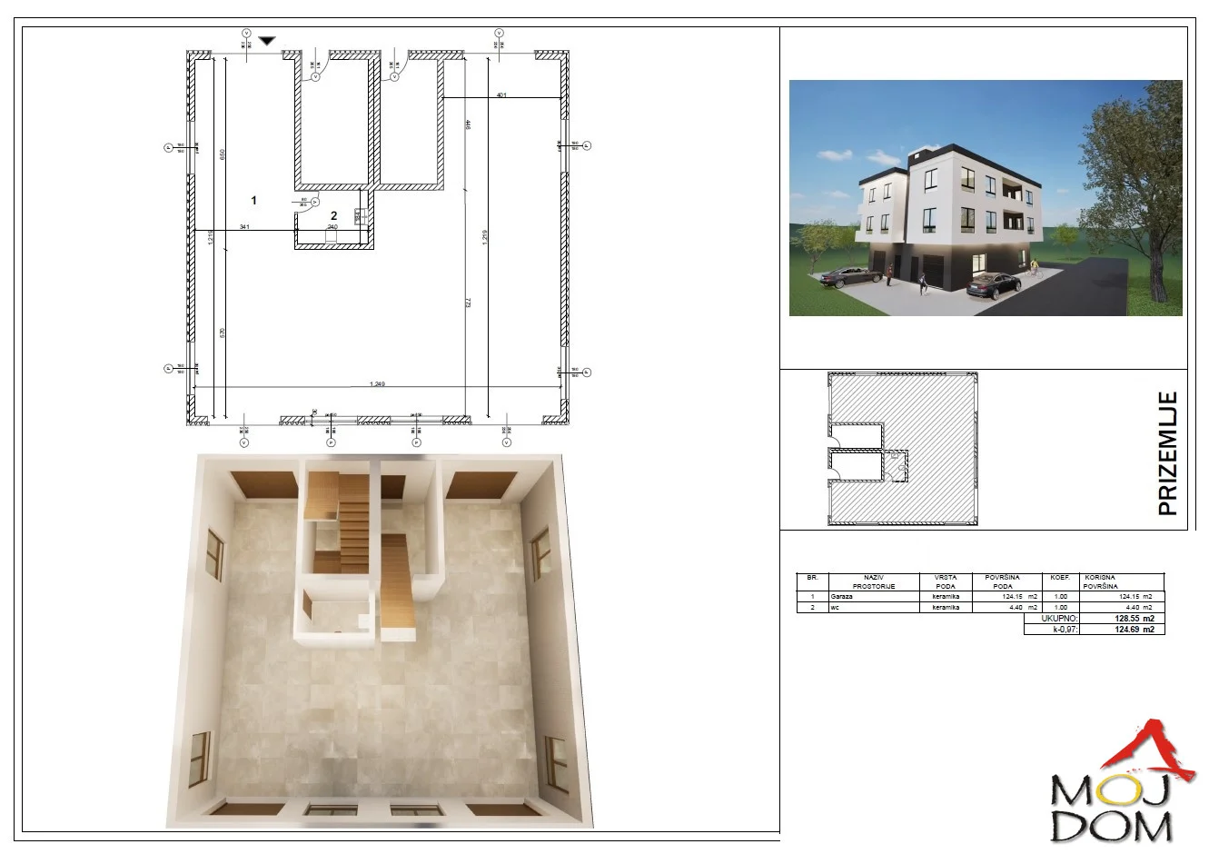 

U ponudi je poslovni prostor u izgradnji površine 125m², smešten u manjoj stambenoj zgradi na atraktivnoj lokaciji u Veterniku, u neposrednoj blizini Osnovne škole Marija Trandafil. Ovo je deo naselja koje beleži intenzivan razvoj, sa v