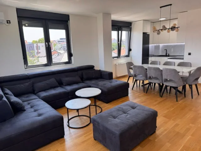 NOVI SAD. TELEP. THREE-AND-A-HALF-ROOM APARTMENT. FURNISHED. With one registered parking spot and the possibility for more